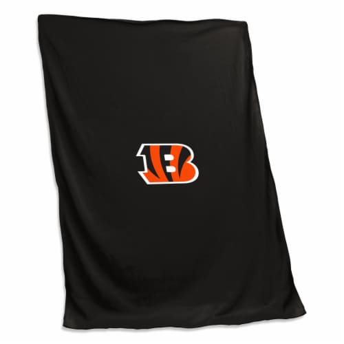 Cincinnati Bengals Sweatshirt Blanket Perspective: front