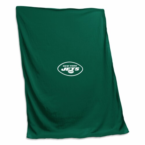 New York Jets Sweatshirt Blanket Perspective: front