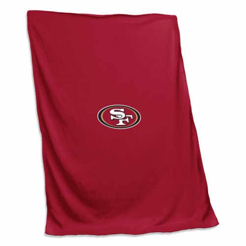 San Francisco 49ers Sweatshirt Blanket Perspective: front