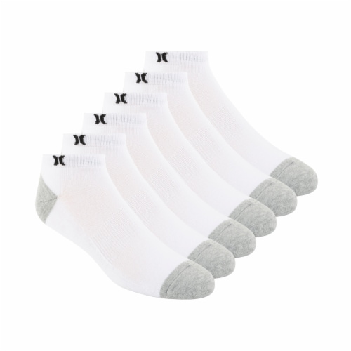 Hurley Men's Low Cut Socks Multipack - White Perspective: front