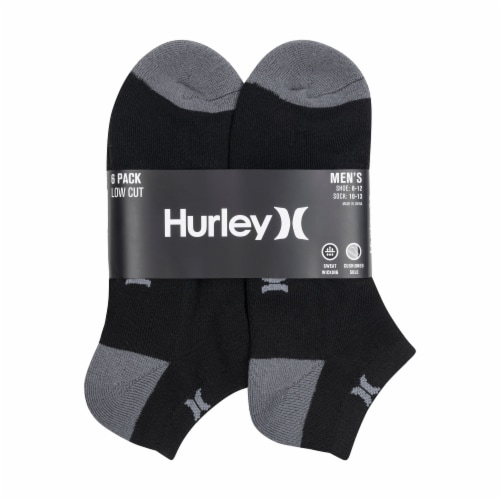 Hurley Mens Low Cut Socks Perspective: front