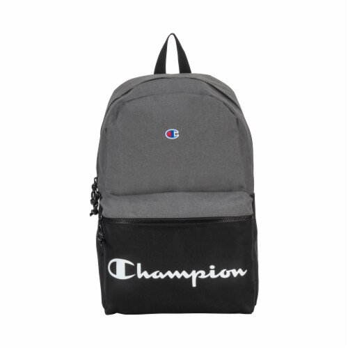 Champion Forever Champ Manuscript Backpack - Gray Perspective: front