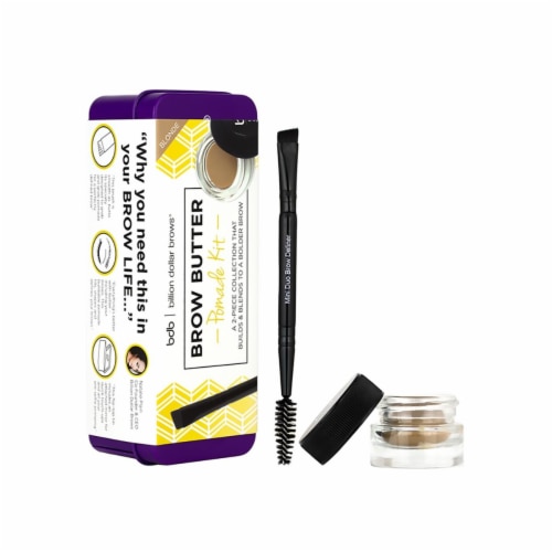 Billion Dollar Brows Brow Butter Pomade Kit: Brow Butter Pomade + Mini Duo Brow Definer  # Bl Perspective: front