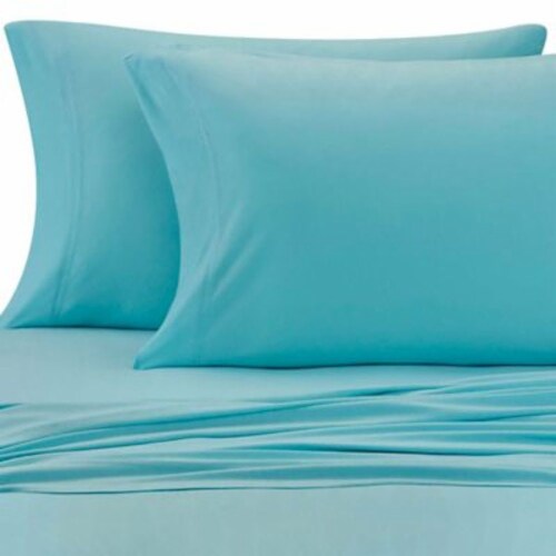 Pure Beech® Jersey Knit Modal Full Xl Sheet Set In Aqua, Full Xl Fred
