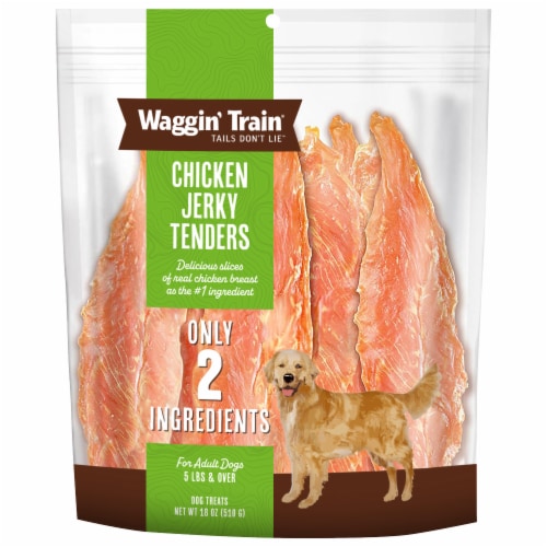 Waggin' Train® Limited Ingredient Grain Free Chicken Jerky Tenders Dog Treats Perspective: front