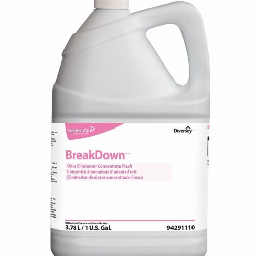 Breakdown Odor Eliminator, Fresh Scent, Liquid, 1 gal Bottle Breakdown Odor Eliminator, Fresh Scent, Liquid, 1 gal Bottle