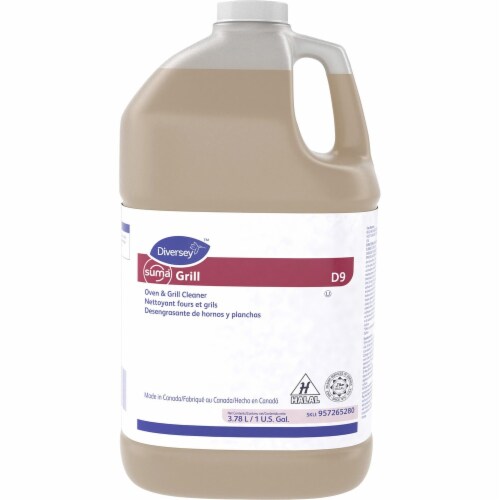 Diversey Suma Oven/Grill Cleaner - For Oven, Grill, Stainless Steel - Ready-To-Use - 128 fl oz (4 quart) - 1 Each - Heavy Duty - Brown Diversey Suma Oven/Grill Cleaner - For Oven, Grill, Stainless Steel - Ready-To-Use - 128 fl oz (4 quart) - 1 Each - Heavy Duty - Brown