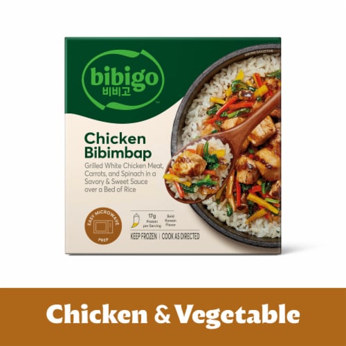 Bibigo Chicken & Vegetable Bibimbap Perspective: front