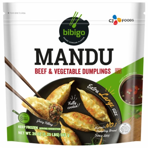 CJ Bibigo Beef & Vegetable Mandu Dumplings