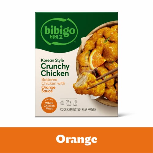 Bibigo Korean Style Crunchy Chicken with Orange Sauce Perspective: front
