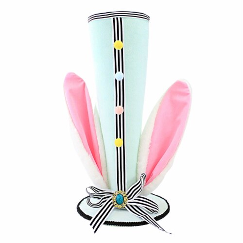 Easter Tall Tophat With Bunny Ears Polyester Rabbit Ears Easter Tall Tophat With Bunny Ears Polyester Rabbit Ears