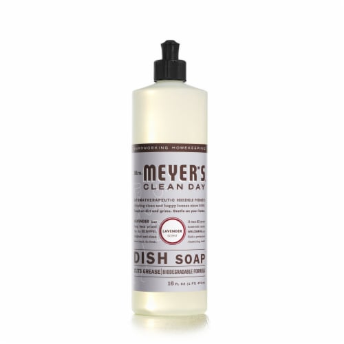 Mrs. Meyer's Clean Day Lavender Liquid Dish Soap Perspective: front