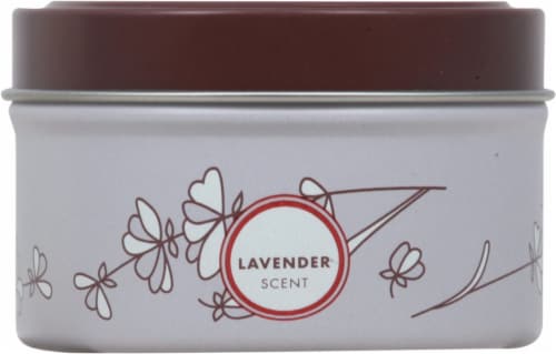 Mrs. Meyer's Clean Day® Lavender Scent Tin Candle Perspective: front