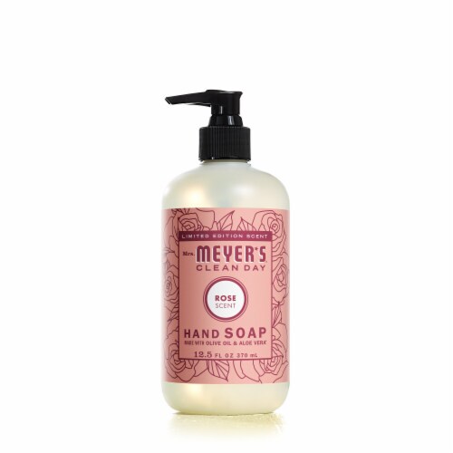 MRS MEYERS CLEAN DAY Liquid Hand Soap Rose Perspective: front