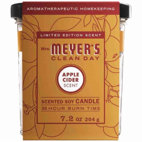 Mrs. Meyer's® Apple Cider Soy Candle Perspective: front