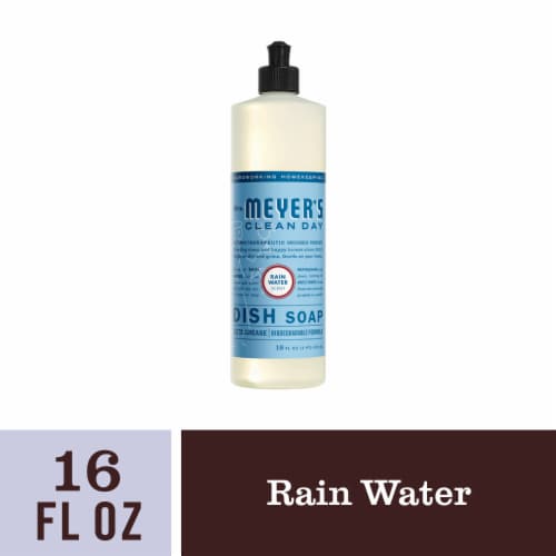 Mrs. Meyer's Clean Day Rain Water Liquid Dish Soap Perspective: front