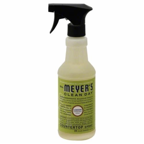 Mrs. Meyer's Clean Day Lemon Verbena Countertop Spray Perspective: front