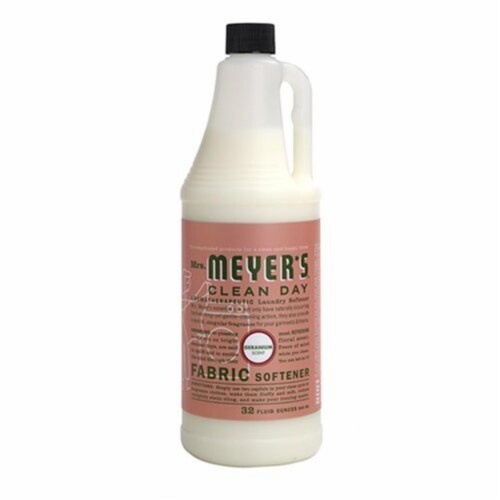 Mrs. Meyer's Clean Day Geranium Liquid Fabric Softener Perspective: front