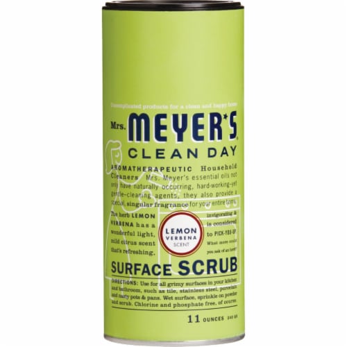 Mrs. Meyer's Clean Day Lemon Verbena Scent Surface Scrub Perspective: front