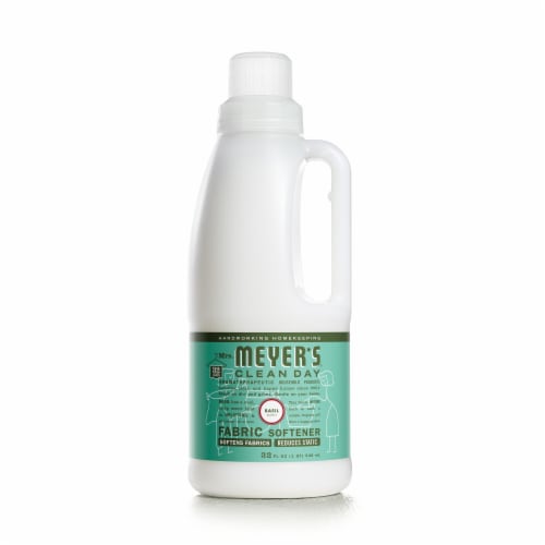 Mrs. Meyer's Clean Day Basil Scent Liquid Fabric Softener Perspective: front