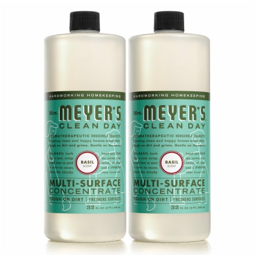 Mrs. Meyer's Clean Day Basil Multi-Surface Cleaner Concentrate Perspective: front