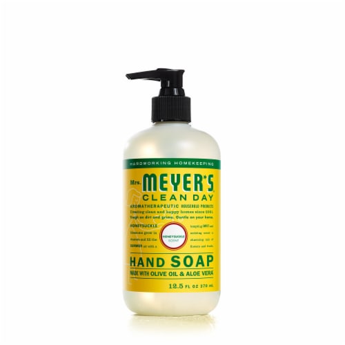 Mrs. Meyer's Clean Day Honeysuckle Scent Liquid Hand Soap Perspective: front