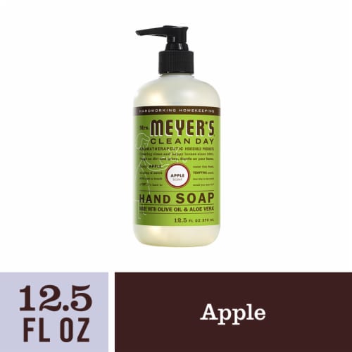 Mrs. Meyer's Clean Day Apple Liquid Hand Soap Perspective: front