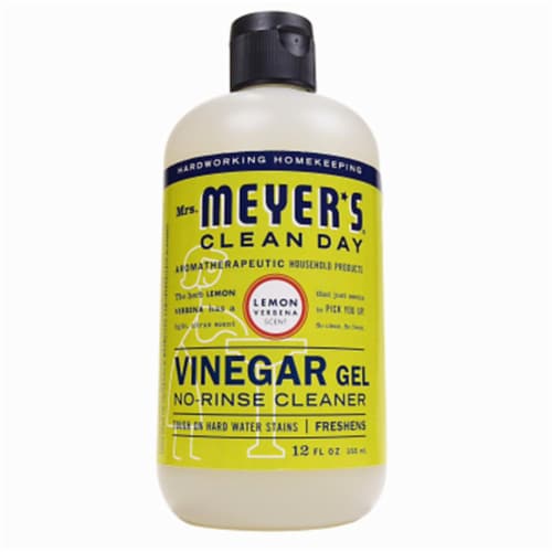 Mrs. Meyer's Clean Day Vinegar Gel No-Rinse Cleaner Lemon Verbena Perspective: front