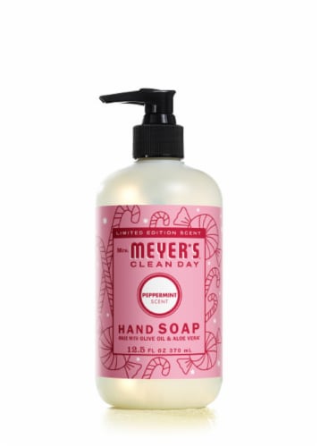 Mrs. Meyer's® Clean Day Peppermint Liquid Hand Soap Perspective: front