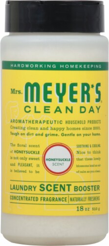Mrs. Meyer's Clean Day Honeysuckle Scent Laundry Scent Booster Perspective: front