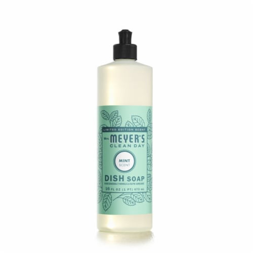 Mrs. Meyer's® Clean Day Mint Dish Soap Perspective: front