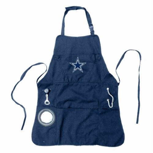 Dallas Cowboys Grilling Apron Perspective: front