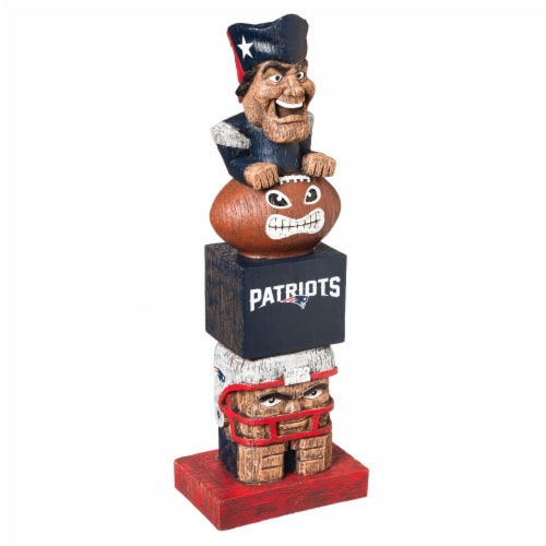 New England Patriots Team Garden Statue Perspective: front