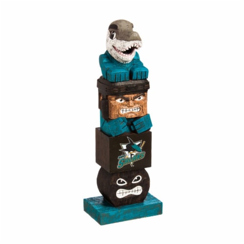 San Jose Sharks Team Garden Statue Perspective: front
