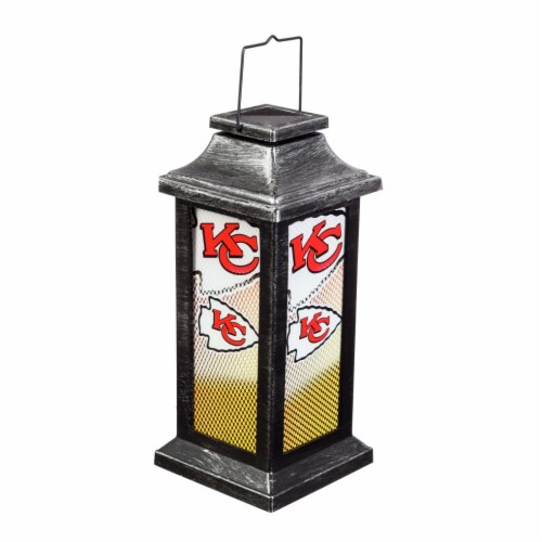 Kansas City Chiefs Solar Garden Lantern Perspective: front