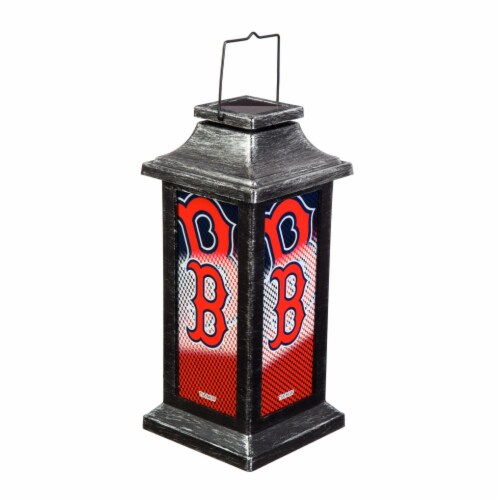 Boston Red Sox Solar Garden Lantern Perspective: front