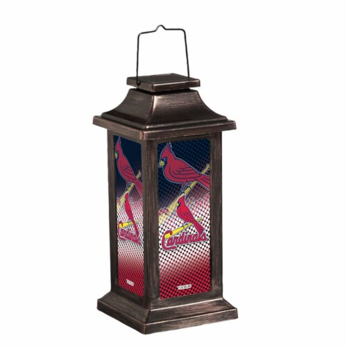 St. Louis Cardinals Solar Garden Lantern Perspective: front