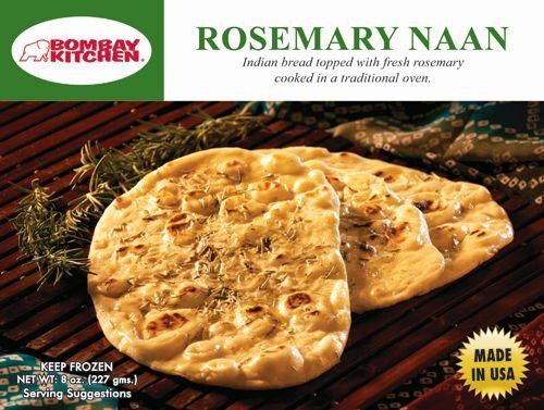 Bombay Kitchen Rosemary Naan Perspective: front