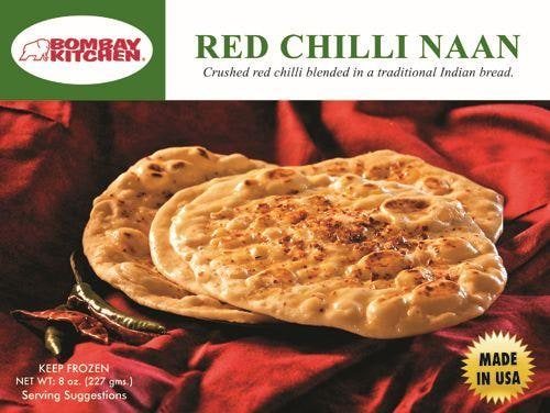 Bombay Kitchen Red Chili Naan Perspective: front