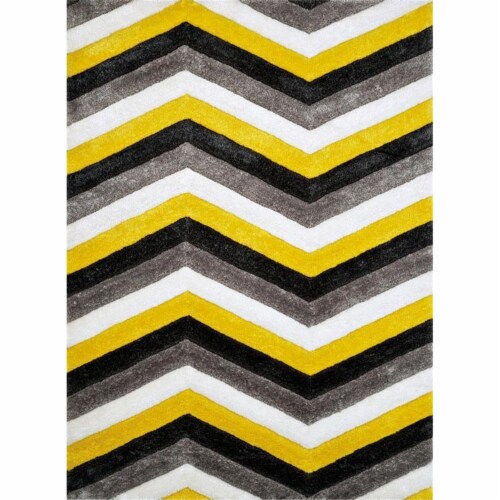 United Weavers 2100 21212 912 7 ft. 10 in. x 10 ft. 6 in. Finesse Mellow Yellow Oversize Rug, Perspective: front
