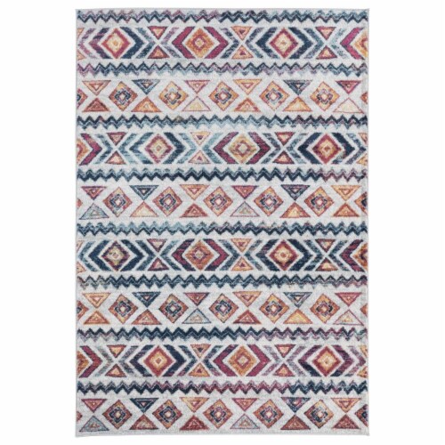 United Weavers of America 1815 30875 1013 9 ft. 10 in. x 13 ft. 2 in. Bali Breton Multicolor Perspective: front