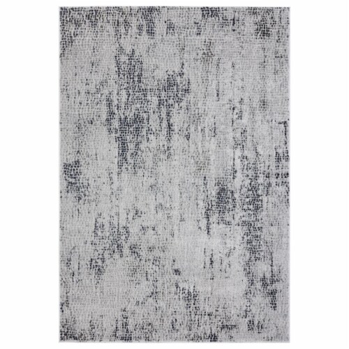 United Weavers of America 2610 20372 912 Veronica Benidict Grey Area Rectangle Rug, 7 ft. 10 Perspective: front