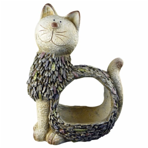 Red Carpet Studios 21053 3D Cat Planter - 12.20 x 7.49 x 16.41 in. Perspective: front