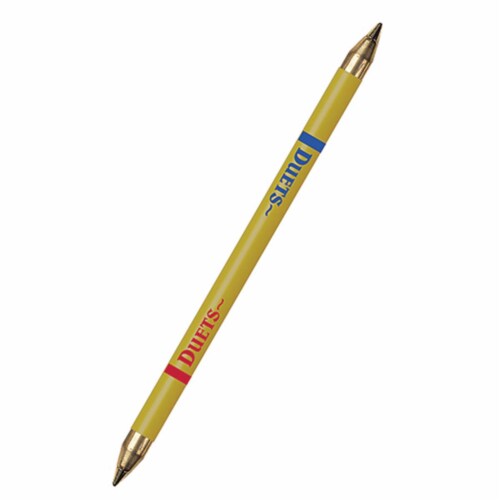 Musgrave Pencil Co Inc MUSDBUR Grading Pen Red Blue Fine Point Perspective: front