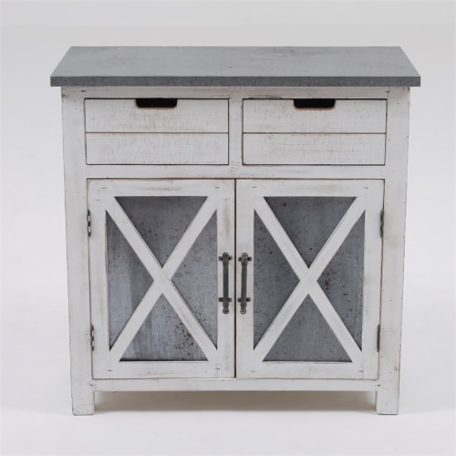 Wood and metal shop storage cabinet
