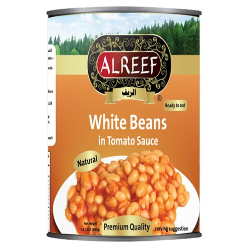 Alreef White Beans with Tomato Sauce Perspective: front