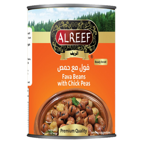 Alreef Fava Beans with Chick Peas Perspective: front