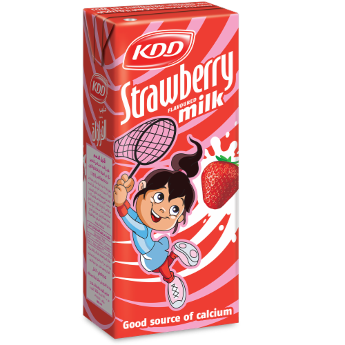 KDD Strawberry Milk Perspective: front