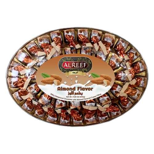 Alreef Almond Cream Filled Chocolates Perspective: front