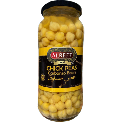Alreef Chickpeas Garbanzo Beans Perspective: front